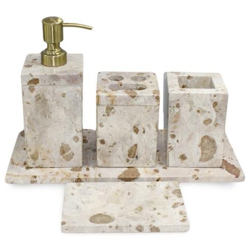 Bidasar Agate Stone 5-Piece Bath Ensemble