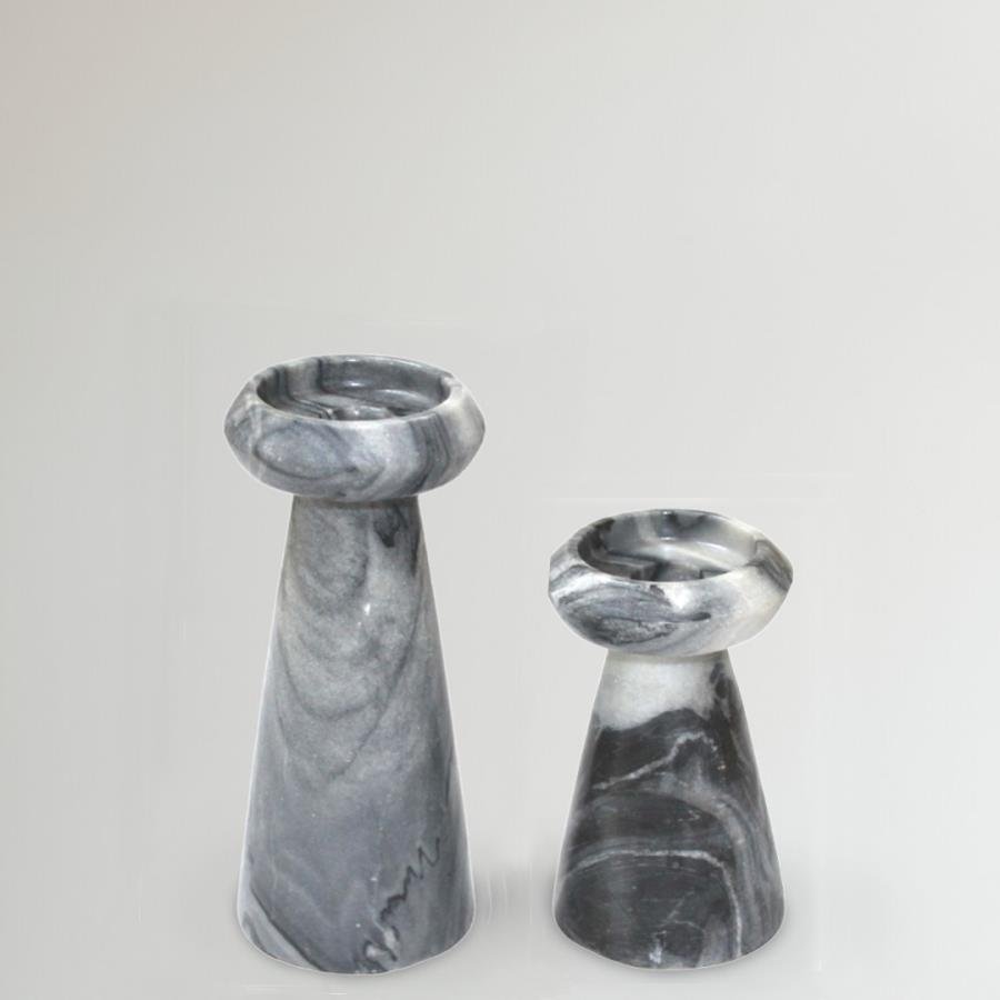 marble two-way candle holder lg.