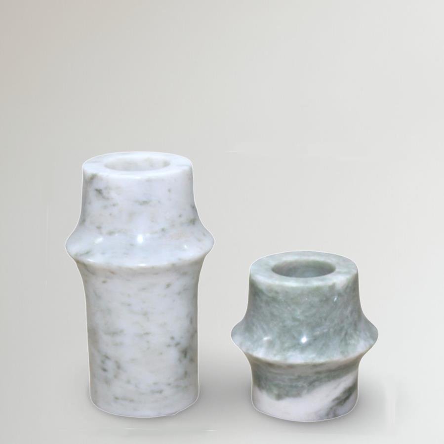 marble two-way candle holder lg.