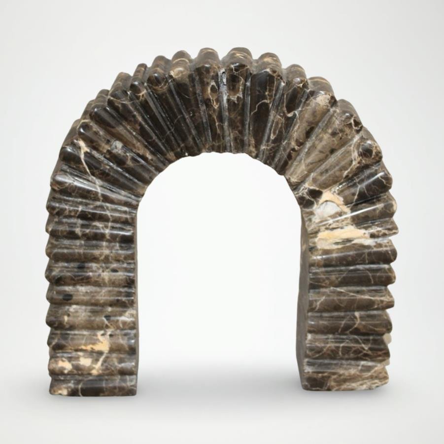 Marble Scalloped Arch Object