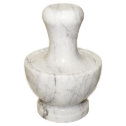 White Marble Mortar & Pestle